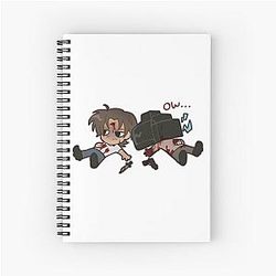 Billy Loomis and Stu Macher Spiral Notebook