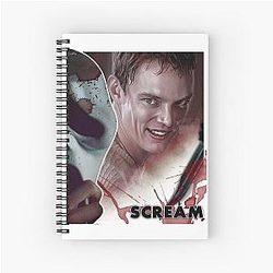 Scream - Spiral Notebook by Stu Macher