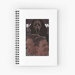 Stu Macher Scream Poster-Style Spiral Notebook