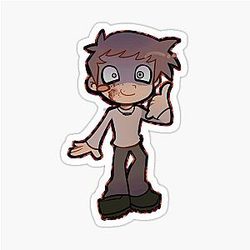 Chibi-St macher From Scream Sticker