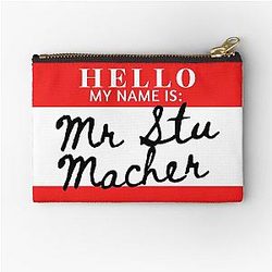 Hello, my name is Stu Macher Zipper Pouch