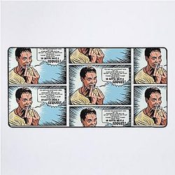 Stu Macher Scream Movie Comic Adaptation Panel Art DeskMat