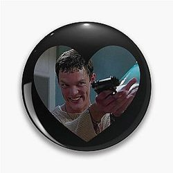 Stu Macher Ghostface Heart in Colour Pin