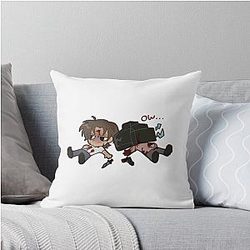 Billy Loomis and Stu Macher Throw Pillow