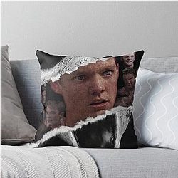 Scream Stu Macher Ghostface Reveal Throw Pillow