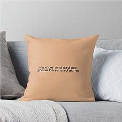Stu Macher Scream Throw Pillow