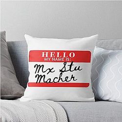 Minimalist Design Mx Stuer Macher Throw Pillow