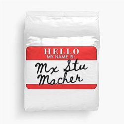 Mx Stu Macher Duvet Cover