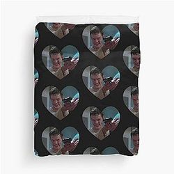 Stu Macher Ghostface Heart in Colour Duvet Cover