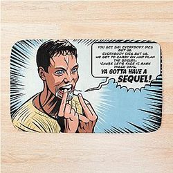 Stu Macher Scream Movie Comic Adaptation Panel Bath Mat