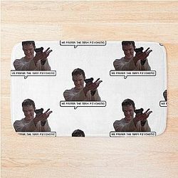 Stu Macher - We Prefer The Psychotic Print Bath Mat