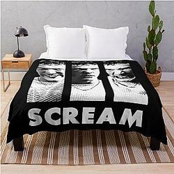 Scream - Stuart Macher Throw Blanket