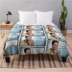 Stu Macher Scream Movie Art Throw Blanket