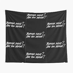 Succession Tom Wambsgans Bodega Sushi Are you insane Black Tapestry