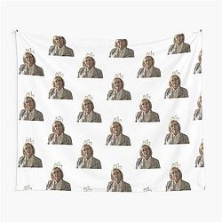 Gerri from Succession with a Crown Tapestry