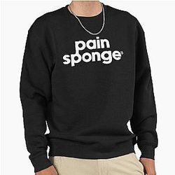 Pain Sponge WHITE Tom Wambsgans Succession Pullover Sweatshirt