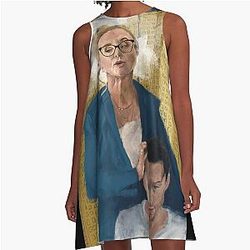 Succession Roman and Gerri A Line Dress