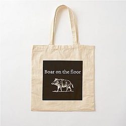 Boar on the floor succession cotton tote bag