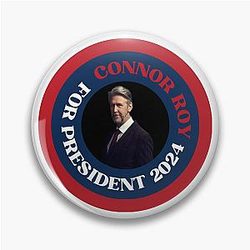 Connor Roy for President Succession Pin