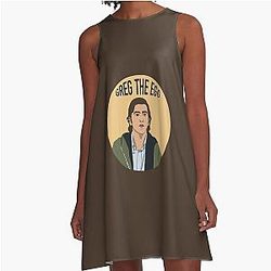 Greg the Egg - Cousin Greg Hirsch - Succession A-Line Dress