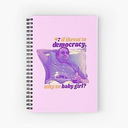 Roman Roy Baby Girl Threat Succession Fan Art Spiral Notebook