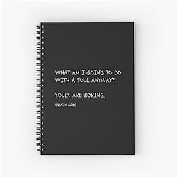 Succession HBO Greg Quote Spiral Notebook