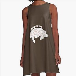 Boar on the Floor Succession A-Line Dress