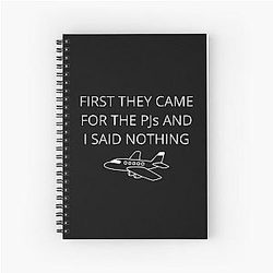 Roman Roy Quote Succession Fan Gift Spiral Notebook