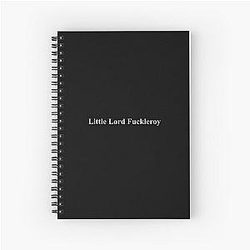 Little Lord Fauntleroy Succession Roy Quote Spiral Notebook