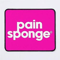 Pain Sponge WHITE Mouse Pad