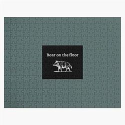Boar on the floor quoute  Jigsaw Puzzle