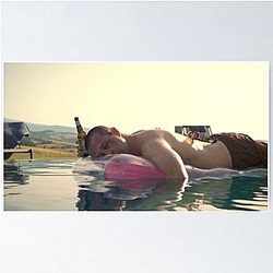 Kendall Roy in the Pool - Succession Poster