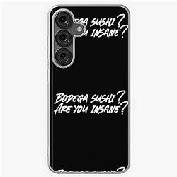 Succession Tom Wambsgans Bodega Sushi Are you insane black Samsung Galaxy Soft Case
