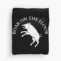 Boar on the floor Duvet Cover
