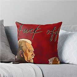 Logan Roy Succession Brian Cox Throw Pillow