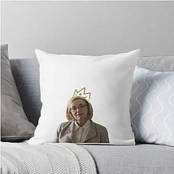 Gerri from Succession With A Throw Pillow