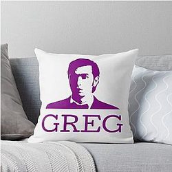 Greg from Succession Throw Pillow