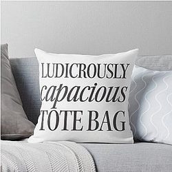 Ludicrously Capacious Succession Tote Pillow