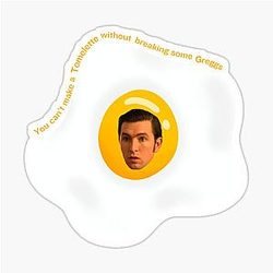 Succession Tome Gregg Sticker