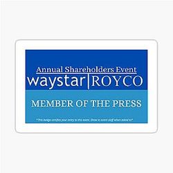 Succession Shareholder Member of the Press Badge