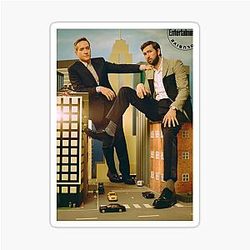 Tom and Greg Succession photoshoot Sticker