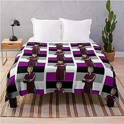 Asexual Sue Sylvester Throw Blanket

becomes:

Asexual Sue Sylvester Blanket