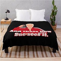 Sue Sylvester Throw Blanket