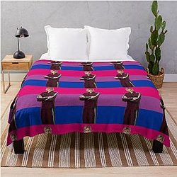 Bisexual Sue Sylvester Throw Blanket