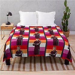 Lesbian Sue Sylvester Throw Blanket