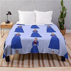 Sue Sylvester Glee Wedding Dress Throw Blanket