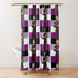 Asexual Sue Sylvester Shower Curtain
