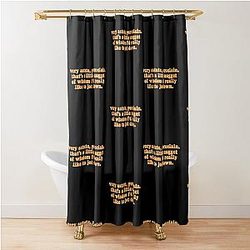 Sue Sylvester Glee Nugget of Wisdom Shower Curtain