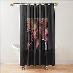 Sue Sylvester Horrified Shower Curtain