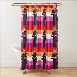 Lesbian Sue Sylvester Shower Curtain